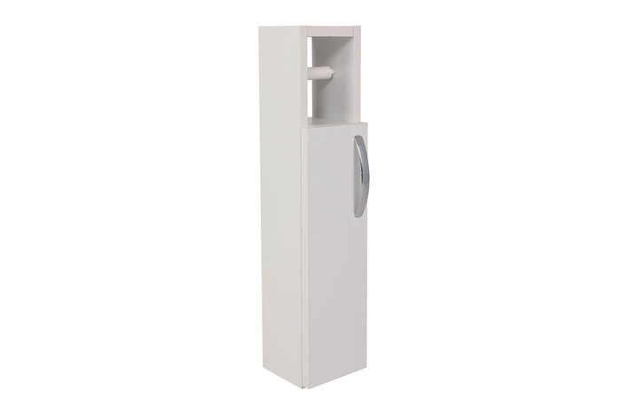 Hanah Home Armario de Baño Star - White Elegancia Escandinava Blanco 15x65x12 cm